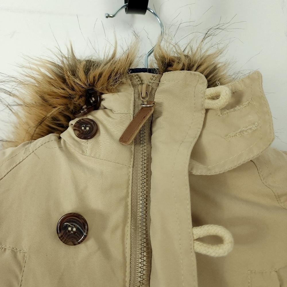 Hippototamus removable lining faux fur trimmedbhooded coat size 2t - Picture 8 of 11